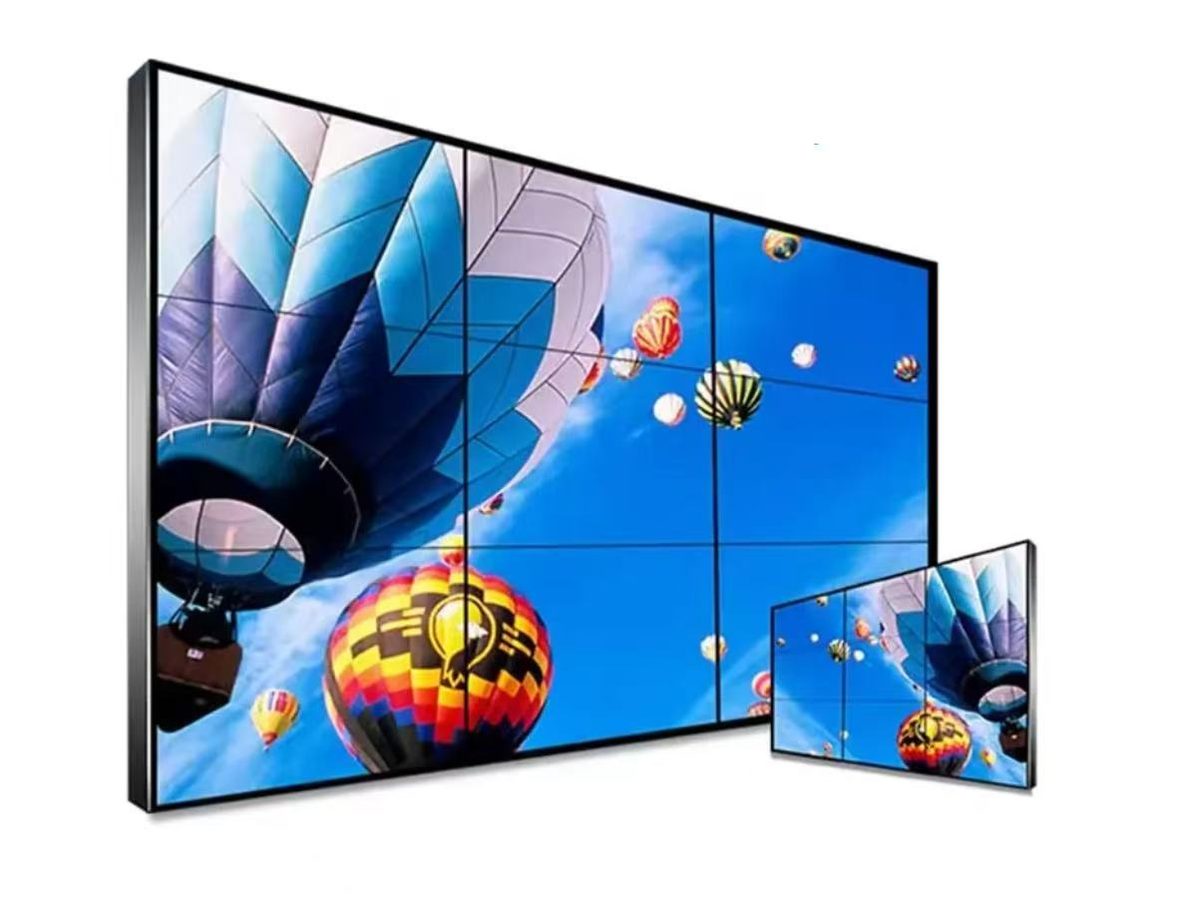 Narrow-bezel LCD video wall